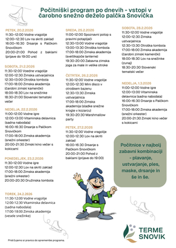 Zimske počitnice v Termah Snovik v snežni deželi palčka Snovička (12)